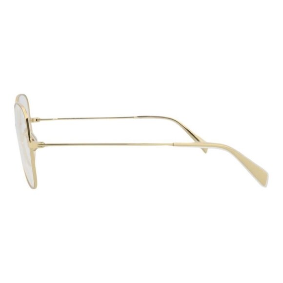 Celine Womens Square/Rectangle Gold Gold Transparent Fashion Designer Eyewear - Picture 3 of 4